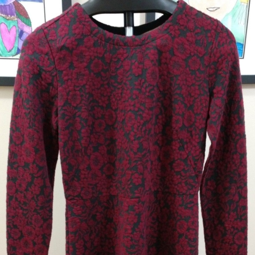 LOFT Long Sleeve Dress, NWT, 4 Tall, Cotton Blend